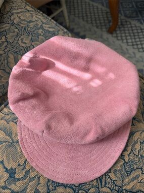 Pink Suede-Look Wonsan’s Hat